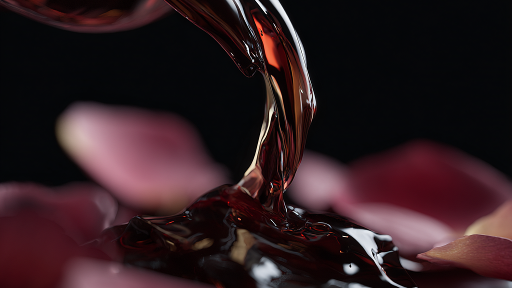 Изливане на черен восък за соеви свещи