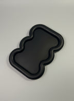 Подложка за свещ черна - аксесоар